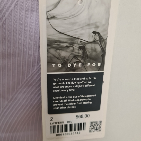 Lululemon Lilac Ribbed Tank - Picture 5 of 5